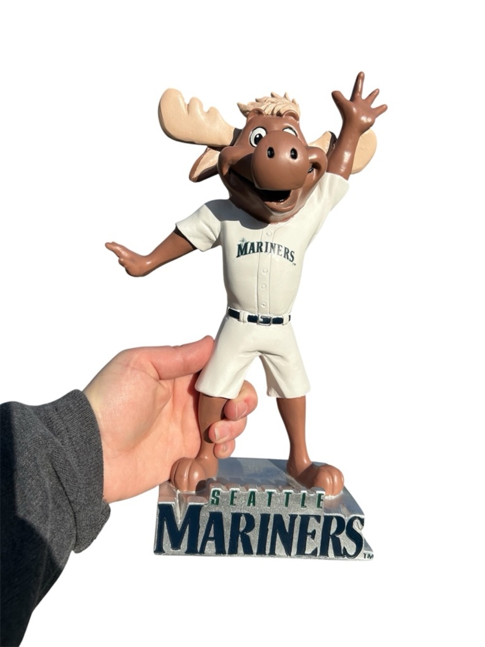 Seattle Mariners Mariner Moose Mascot Figurine • Collectible Statue • New